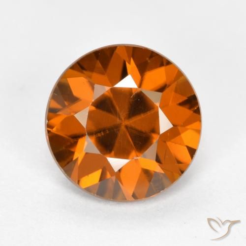 Zircon Orange foncé naturelle Tour, 1.48 ct, VVS-VS