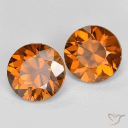 Shop natural 2.55ct Orange moyen-foncé Zircon gems, Tour, from Cambodge at GemSelect. In stock, global shipping!