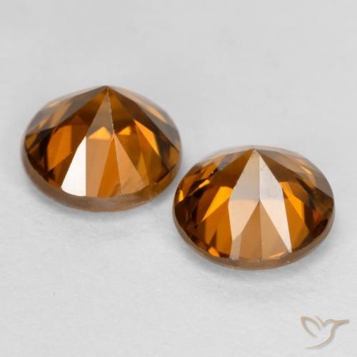 Shop natural 2.55ct Orange moyen-foncé Zircon gems, Tour, from Cambodge at GemSelect. In stock, global shipping!