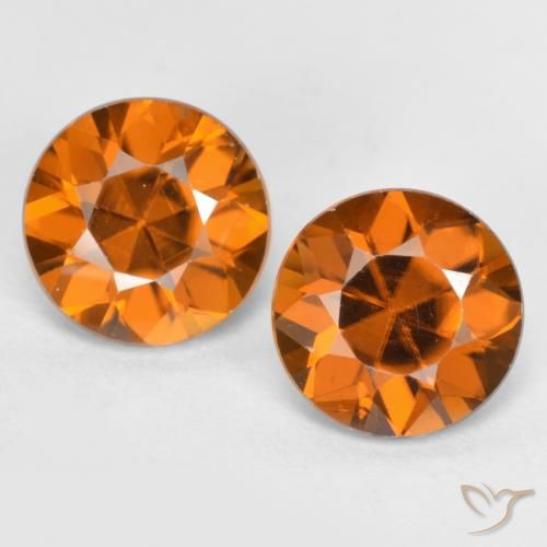 2.41ctw Naturel Orange moyen-foncé Zircon, Tour, VVS-VS
