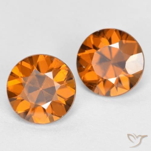Shop natural 2.41ct Orange moyen-foncé Zircon gems, Tour, from Cambodge at GemSelect. In stock, global shipping!