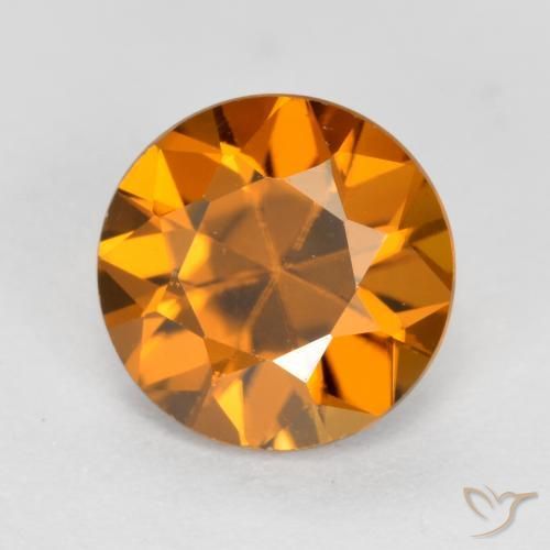 Zircon Orange brun naturelle Tour, 1.55 ct, VVS-VS
