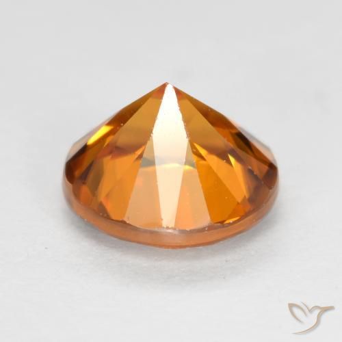 Zircon Orange brun naturelle Tour, 1.55 ct, VVS-VS