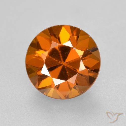 1.64ct Naturel Orange moyen Zircon, Tour, VVS-VS