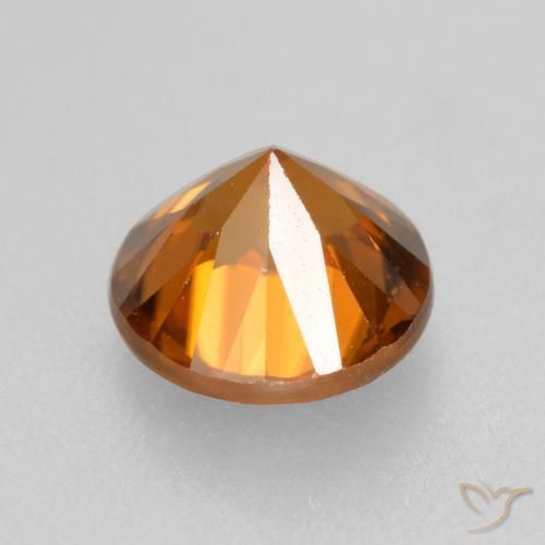Zircon Orange moyen naturelle Tour, 1.64 ct, VVS-VS