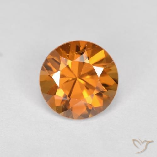 1.58ct Naturel Orange moyen Zircon, Tour, VVS-VS