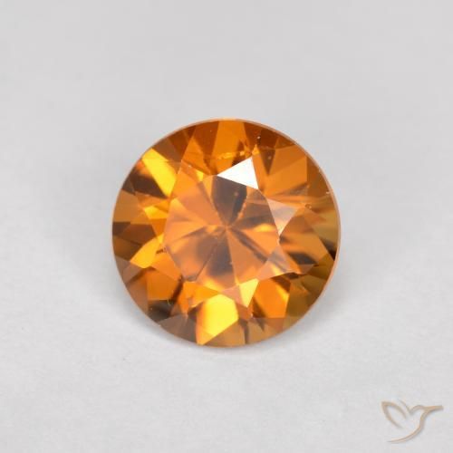 Zircon Orange moyen naturelle Tour, 1.58 ct, VVS-VS