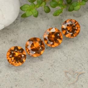 Shop natural 4.30ct Orange moyen-foncé Zircon gems, Tour, from Cambodge at GemSelect. In stock, global shipping!