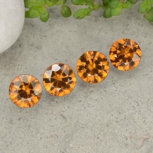Shop natural 4.27ct Orange brun Zircon gems, Tour, from Cambodge at GemSelect. In stock, global shipping!