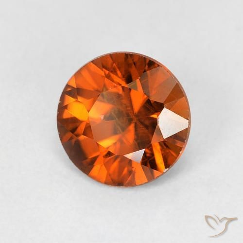 Zircon Medium Dark-Orange naturelle Tour, 1.13 ct, VS