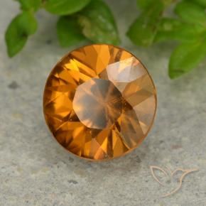 Zircon Abricot orange naturelle Tour, 1.13 ct, VVS-VS