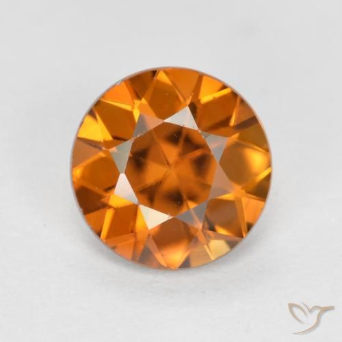 1.24ct Naturel Orange moyen Zircon, Tour, VVS-VS