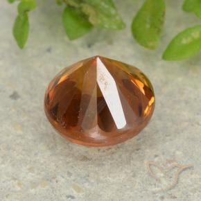 Zircon Orange moyen naturelle Tour, 1.42 ct, VVS-VS