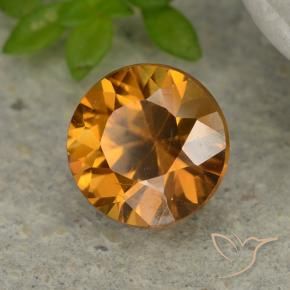 Zircon Orange brun naturelle Tour, 1.24 ct, VVS-VS