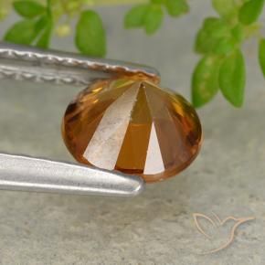 Zircon Orange moyen-foncé naturelle Tour, 1.13 ct, VVS-VS