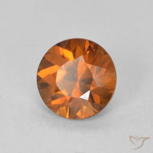 Zircon Medium Dark-Orange naturelle Tour, 1.21 ct, VVS-VS