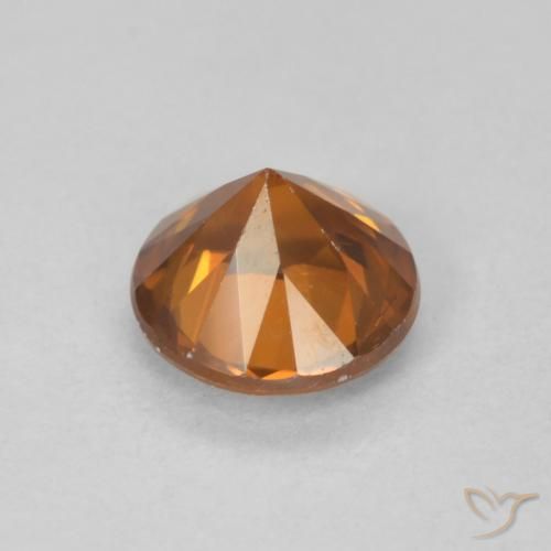 Zircon Medium Dark-Orange naturelle Tour, 1.21 ct, VVS-VS