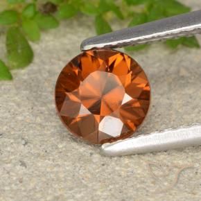 Zircon Orange rougeâtre naturelle Tour, 1.26 ct, VVS-VS