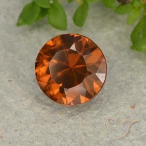 Zircon Orange foncé naturelle Tour, 1.19 ct, VVS-VS