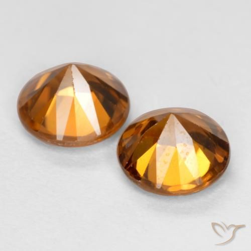 Shop natural 2.24ct Orange foncé Zircon gems, Tour, from Cambodge at GemSelect. In stock, global shipping!