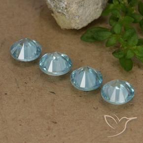 Shop natural 2.06ct Bleu clair Zircon gems, Tour, from Cambodge at GemSelect. In stock, global shipping!