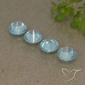 Shop natural 2.01ct Bleu maya léger Zircon gems, Tour, from Cambodge at GemSelect. In stock, global shipping!