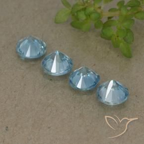 Shop natural 1.94ct Bleu bébé intense Zircon gems, Tour, from Cambodge at GemSelect. In stock, global shipping!