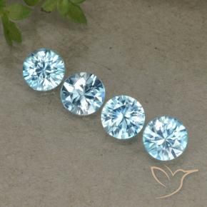 Shop natural 2.08ct Bleu bébé Zircon gems, Tour, from Cambodge at GemSelect. In stock, global shipping!