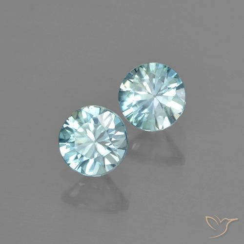 Shop natural 1.02ct Bleu aquatique léger Zircon gems, Tour, from Cambodge at GemSelect. In stock, global shipping!