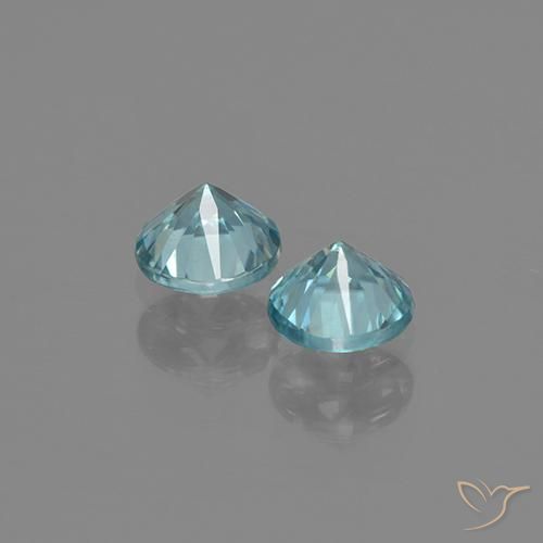 Shop natural 1.02ct Bleu aquatique léger Zircon gems, Tour, from Cambodge at GemSelect. In stock, global shipping!