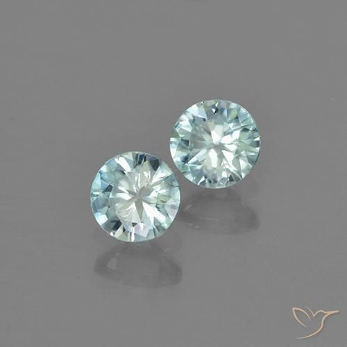 Shop natural 0.89ct Bleu aquatique léger Zircon gems, Tour, from Cambodge at GemSelect. In stock, global shipping!
