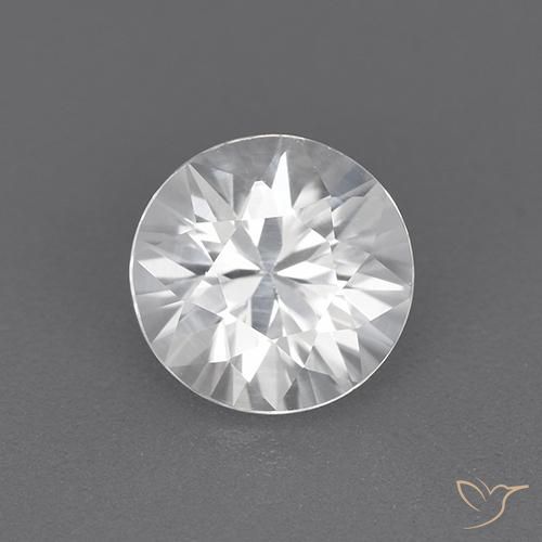 1.64ct Naturel Blanc Zircon, Tour, VVS