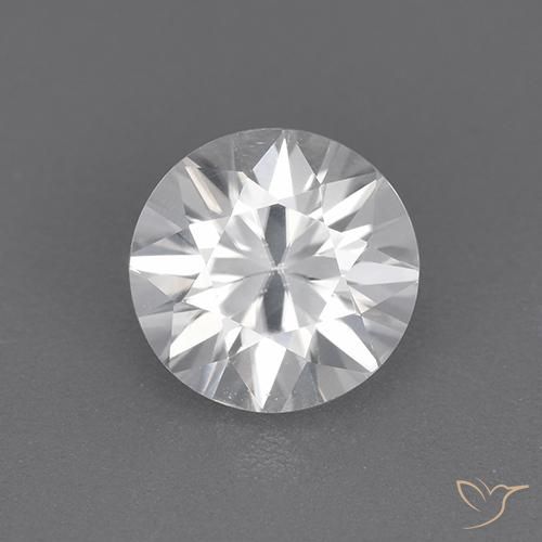 1.72ct Naturel Blanc Zircon, Tour, VVS