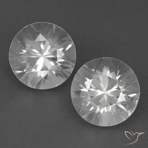 3.96ctw Naturel Blanc Zircon, Tour, VVS