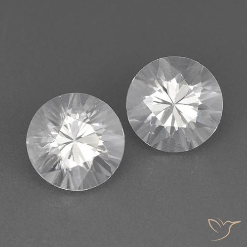 3.58ctw Naturel Blanc Zircon, Tour, VVS