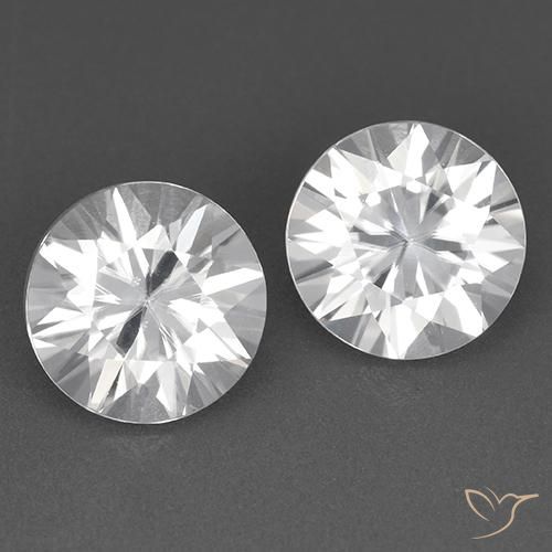 3.63ctw Naturel Blanc Zircon, Tour, VVS
