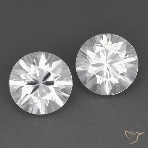 3.46ctw Naturel Blanc Zircon, Tour, VVS