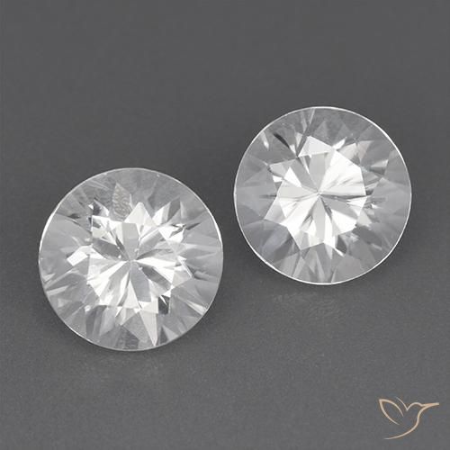 3.70ctw Naturel Blanc Zircon, Tour, VVS, Photo A