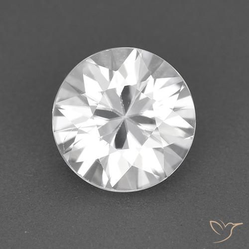 1.68ct Naturel Blanc Zircon, Tour, VVS