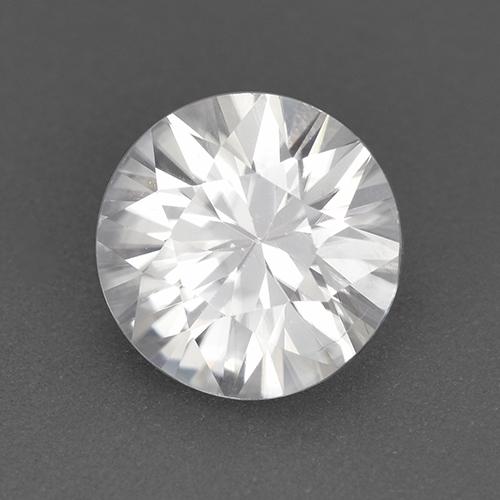 Zircon Blanc naturelle Coupe roude, 1.80 ct, VVS