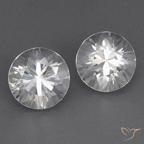 3.84ctw Naturel Blanc Zircon, Tour, VVS