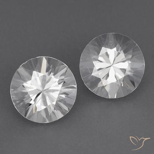 3.76ctw Naturel Blanc Zircon, Tour, VVS
