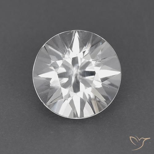 1.83ct Naturel Blanc Zircon, Tour, VVS-VS