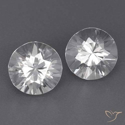 3.66ctw Naturel Blanc Zircon, Tour, VVS