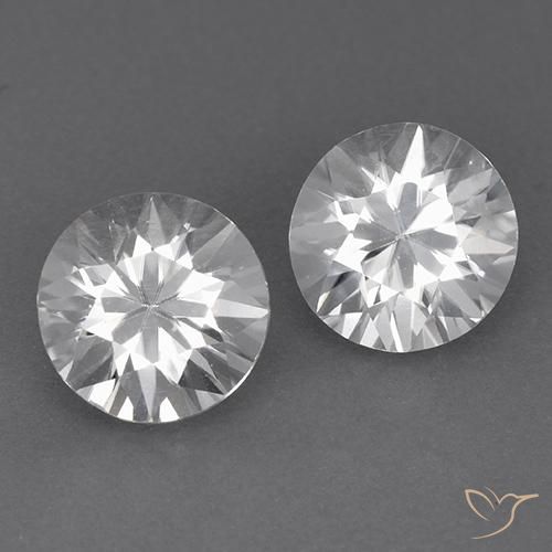 3.59ctw Naturel Blanc Zircon, Tour, VVS