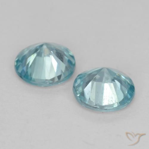 Shop natural 0.88ct Bleu verdâtre léger Zircon gems, Tour, from Cambodge at GemSelect. In stock, global shipping!