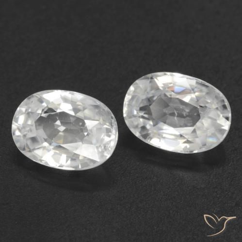 Shop natural 2.80ct Blanc Zircon gems, ovale, from Cambodge at GemSelect. In stock, global shipping!