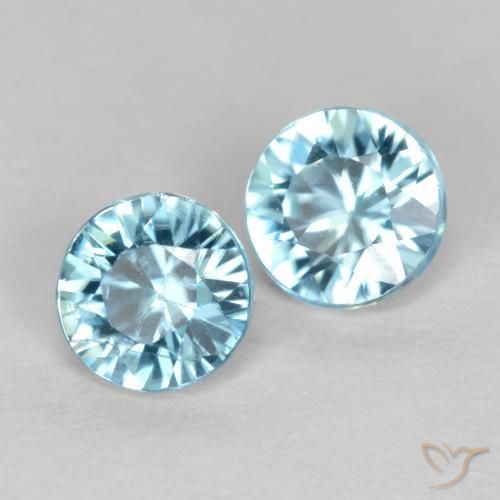 Shop natural 0.98ct Bleu bébé Zircon gems, Tour, from Cambodge at GemSelect. In stock, global shipping!