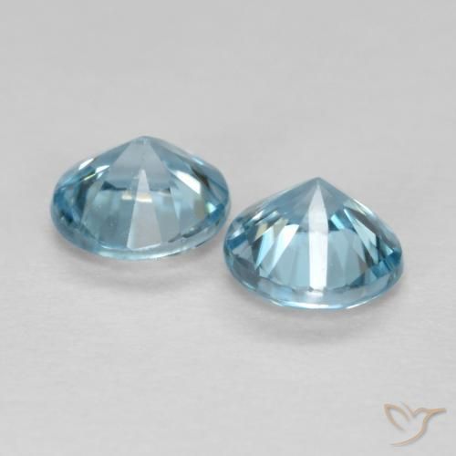 Shop natural 0.88ct Bleu clair Zircon gems, Tour, from Cambodge at GemSelect. In stock, global shipping!