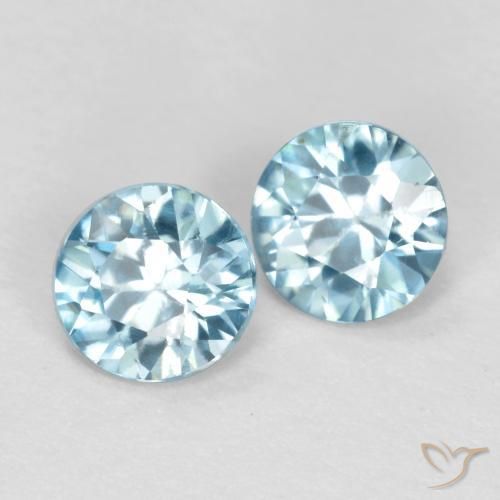Shop natural 0.91ct Bleu maya léger Zircon gems, Tour, from Cambodge at GemSelect. In stock, global shipping!